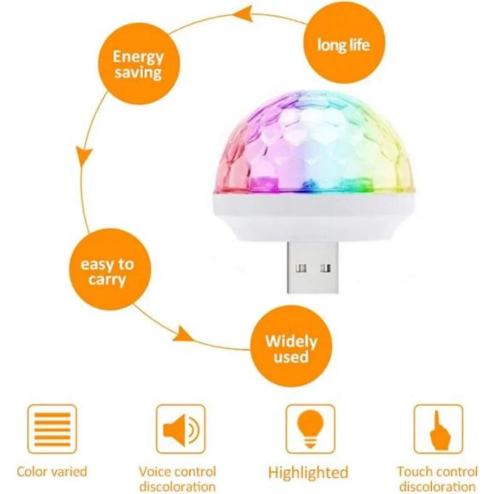 USB Mini Disco Lights, Stage DJ Lights,Boolian, Magic Ball Lights, Stage Lights